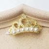Glittering Crown Hair Clip for Small Pet Photography Daily Hair Styling Tool for Breeds Cats Everyday Wear Party Props