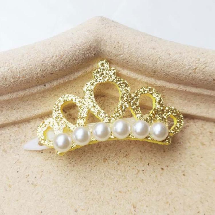 Glittering Crown Hair Clip for Small Pet Photography Daily Hair Styling Tool for Breeds Cats Everyday Wear Party Props