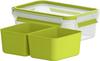 MasterSeal Lunch with Integrated Seal and N10725 T-fal To-Go Box, 1.0L, Compartments, 30-year Warranty,