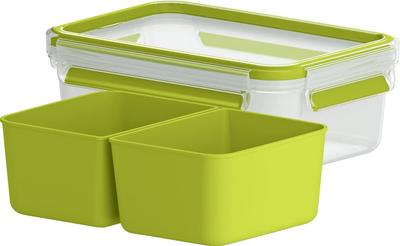 Tefal 550mL Lunch Box with Airtight To Go with N10724 Gasket, "Masterseal Lunchbox," Divider, 30-Year Warranty,