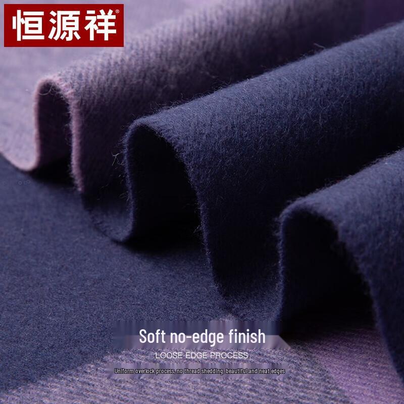 Hengyuanxiang Women's Pure Wool Winter Scarf