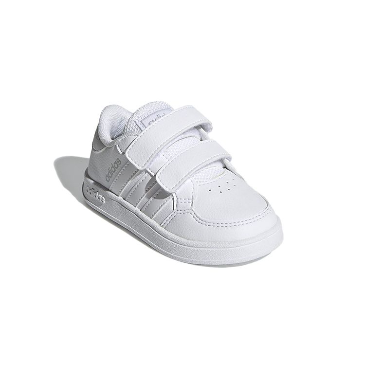 Adidas Neo Breaknet Breathable Slip Resistant Durable Low Top Skate Shoes Baby Sneakers White FZ0088