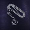 European and American Niche Snake-shaped Necklace Men's Fashion Punk Style Mamba Snake Long Style