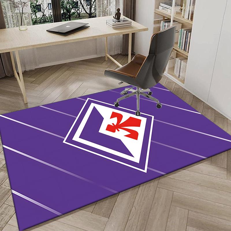 1PC Fiorentina Football Club Rug Game Carpet, Floor Mat for Bedroom Living Room Entryway Rug, Home Decor Idea Gift for Christmas birthday