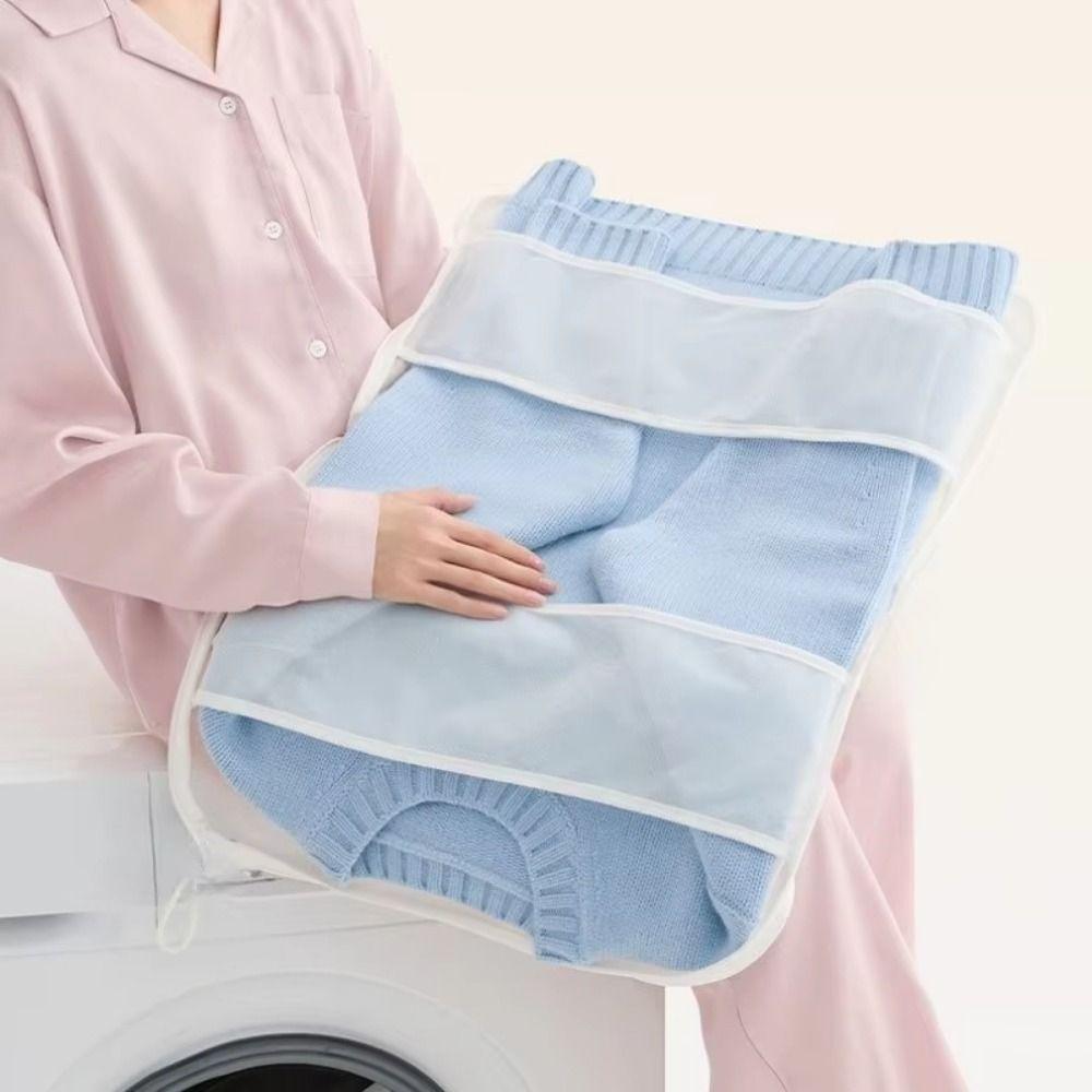 Fine Mesh Mesh Sweater Washing Bag Reusable Washing Machine Bag  for Knitted Wear