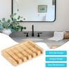 1pcs Wooden Soap Dishes With Water Drain Moisture-proof Home Portable Soap Sponge Holder Bathroom Accessories Organizer Tray