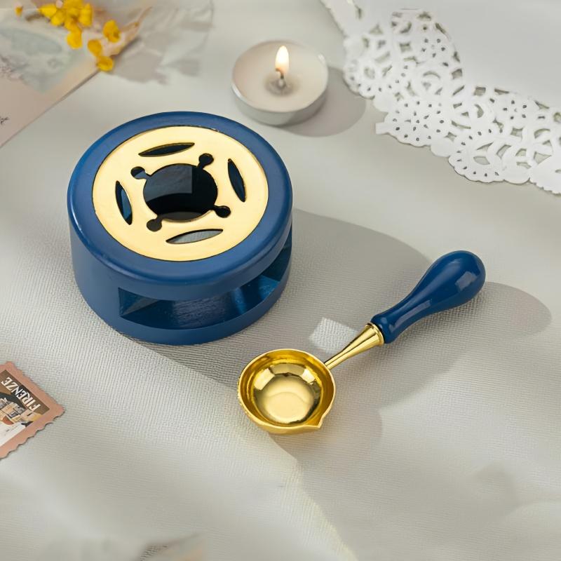 1 Set, Back To School Lacquer Melting Pot, Spoon Wax Melting Tool, Macaron Colored Lacquer Set, Spoon Accessory Tool