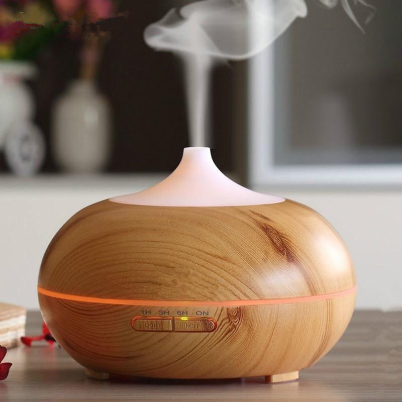 Wood Grain Essential Oil Aroma Diffuser & Humidifier for Hotels