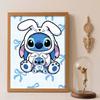 Diamond Painting Kit Unframed Adorable Bunny Stitch Classic Style Home Decor Craft, Perfect Gift Idea