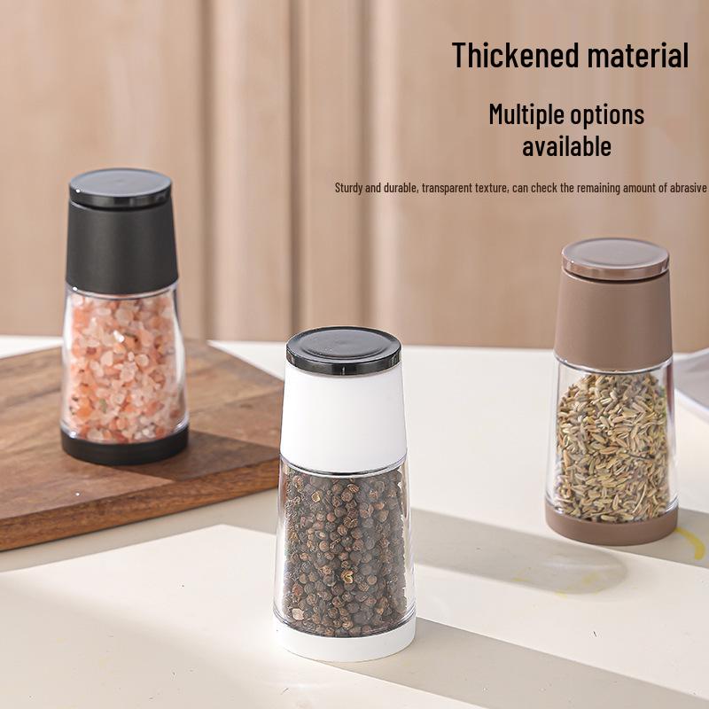 Glass Spice Grinder Bottle for Pepper, Sea Salt, and Spices