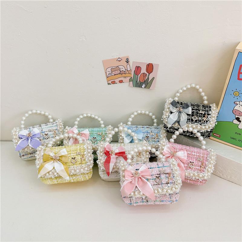 Stylish Girls Bowknot Handbag Charming Korean Inspired Princess Crossbody Bag