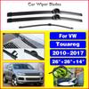 Wiper Front & Rear Wiper Blades Set For VW Touareg 2010-2017 2011 2012 2013 2014 Windshield Windscreen Front Window 26"+26"+14"
