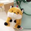Cute Cartoon Panda Plush Toy Pendant Keychain Kawaii Stuffed Animals Keychain Novelty Backpack Decoration Accessories Gifts
