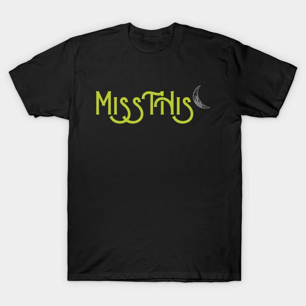

Men Black Print T-shirt Missthis Dark Side Logo No-Cut Transfer Paper Print Cotton Tshirt L чорний