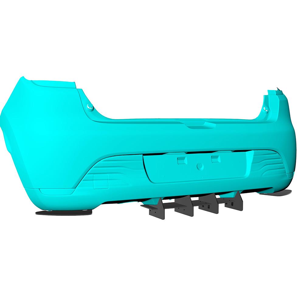 Renault Clio Rear Spoiler 2013-2014 - Exterior Car Accessory