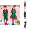 Premium Kids Christmas Elf Fancy Dress Set For Xmas Parties Cosplay Role Play