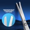 Stainless Steel Safety Nose Hair Scissors - Rounded Tip Grooming Tool for Men & Women, Precise Trimming for Facial Hair, Beard & Eyebrows