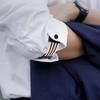 2Pcs Elastic Women Men Shirt Cuff Holders Adjustable Arm Cuffs Bands Extension Button  Accessories