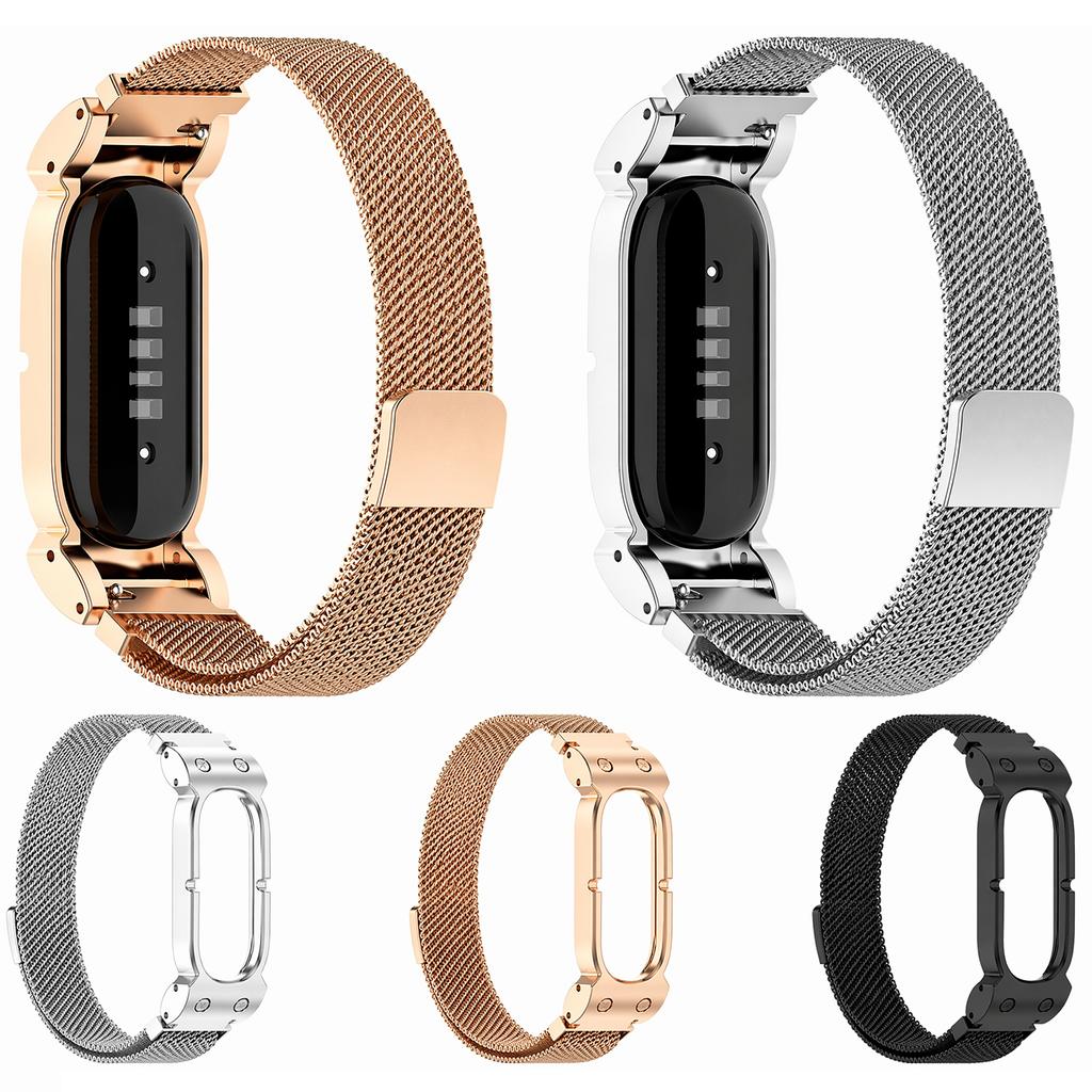 For Google Fitbit Air Metal Watch Band Adjustable Clasp Buckle Watch Strap Quick Release Replacement Wrist Strap Accessories