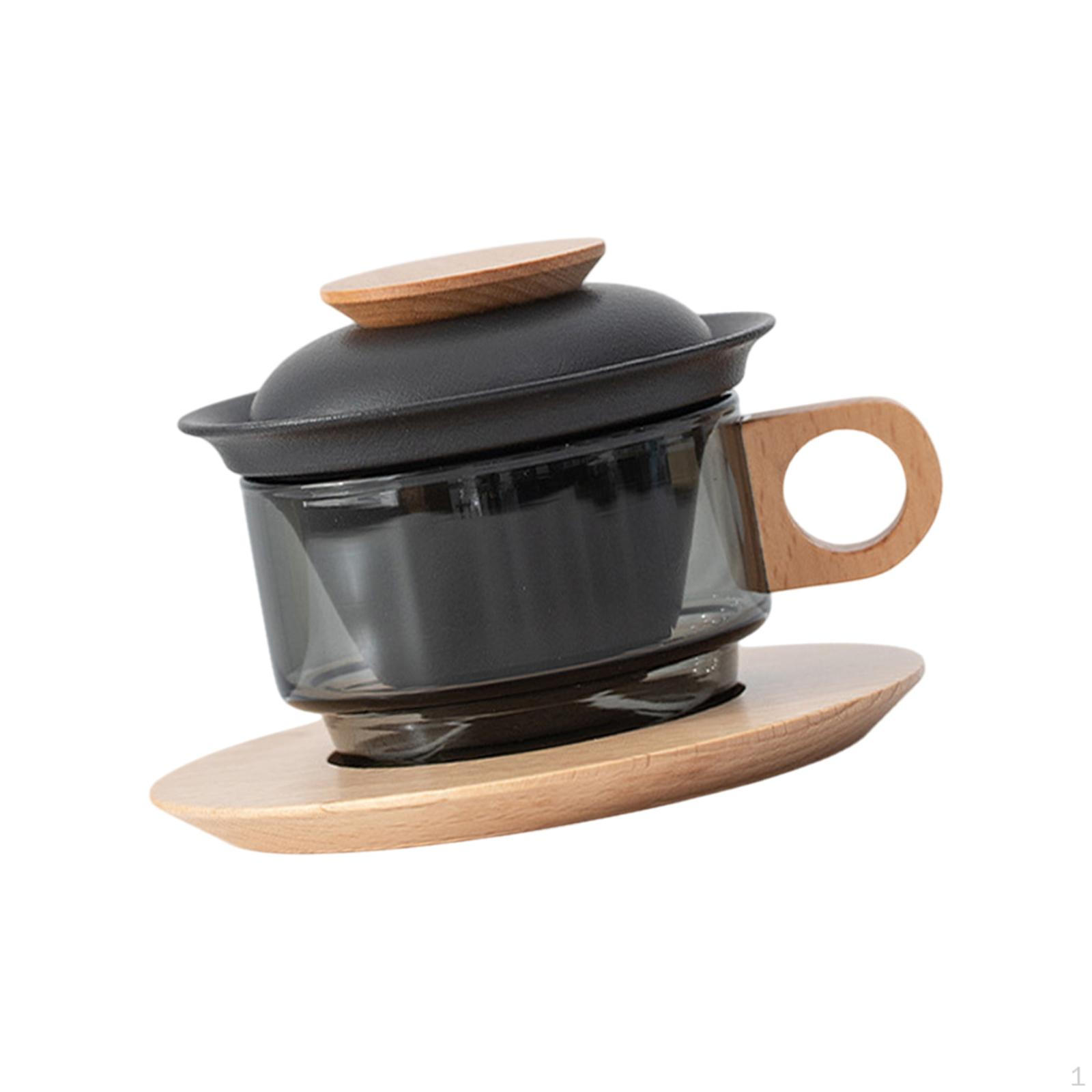 

Кружки для капучино с блюдцем, набор кофейных чашек с одной ручкой, новинка, кружка для разделения чая black and Beech