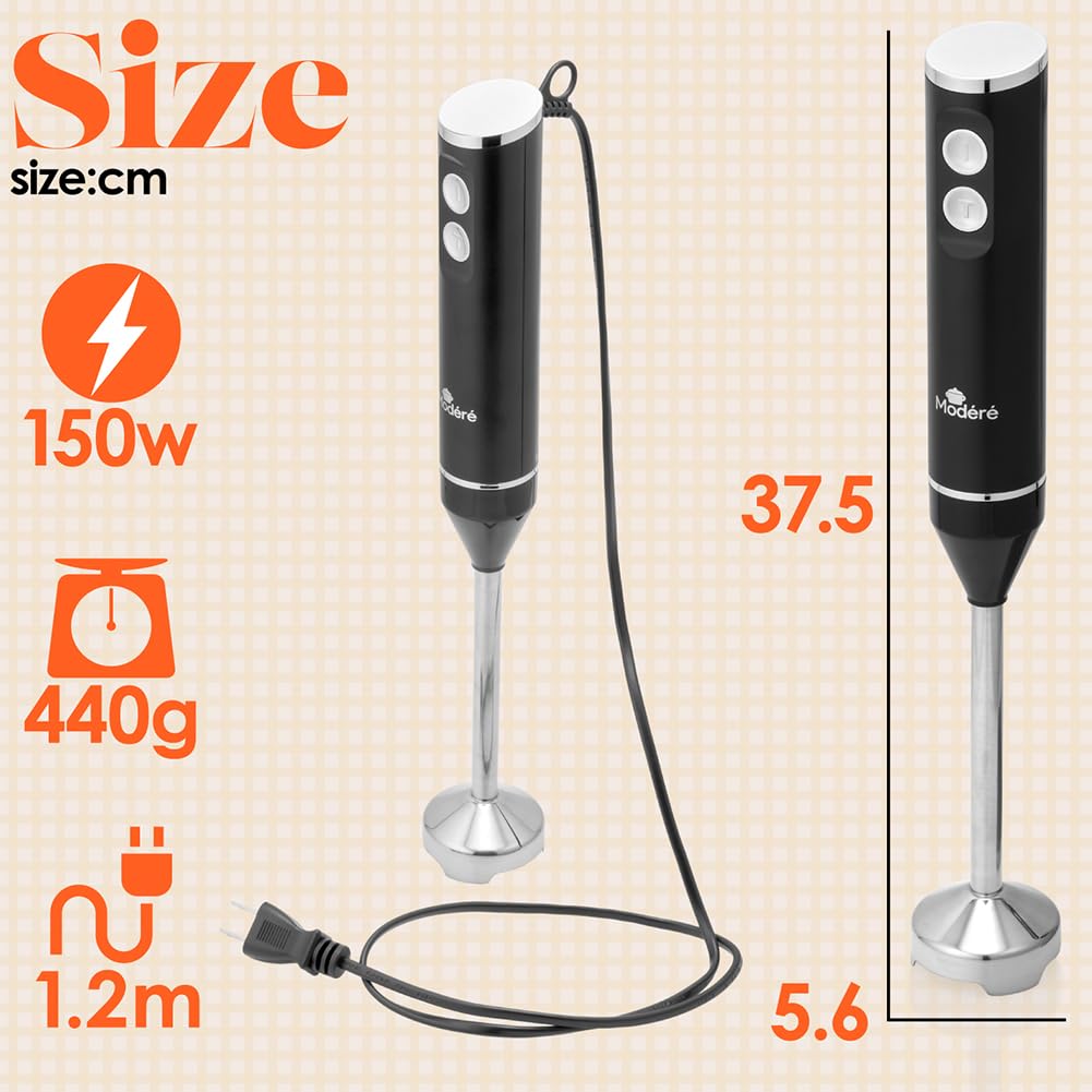 Hand 2 Speed Stainless Easy to Baby Food [FaFe] Blender, Blender, Mixer, Adjustable, Steel, Clean, Smoothie, Potage,