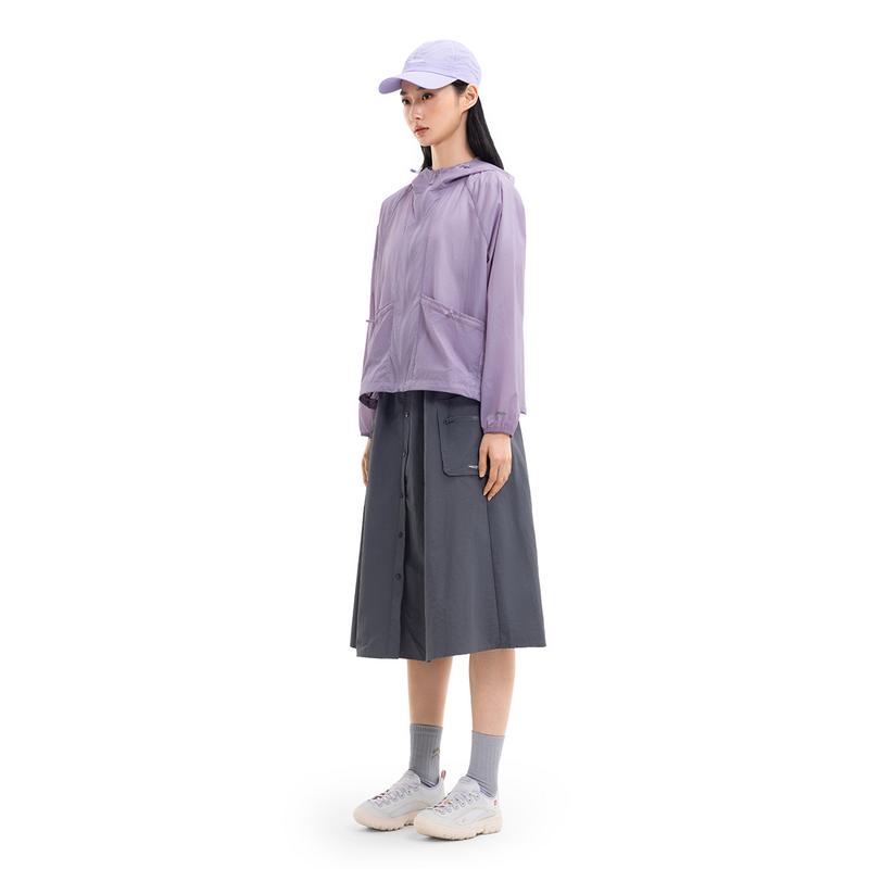 Li Ning Outdoor CF Tracing Sun Protection Clothing Women's Navigation Trail Purple AFDW212-3