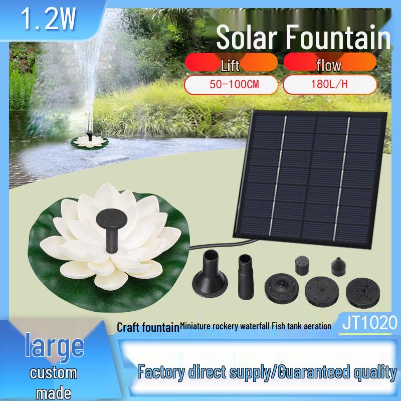 

Garden Solar Lotus Floating Fountain