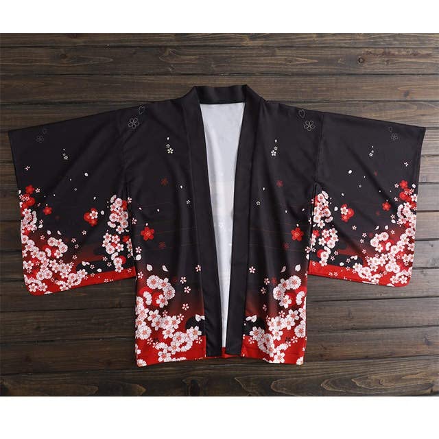 Fushimi Inari Kyoto Fuchs Haori Happi Mantel für Japanisches Japanisches Sommerfest Kostüm [AiO JAPAN] Erwachsene, Unisex, Stil, Muster, Yukata, Event,