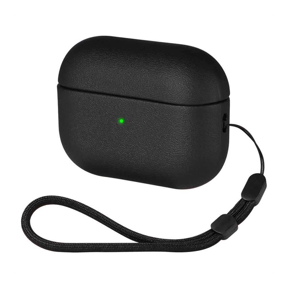 Leather grain Case For AirpPods Pro3 2 Case Airpods 4 3 2 1 AirPods Pro cover Apple Bluetooth Earphone Accessories Protect Machine