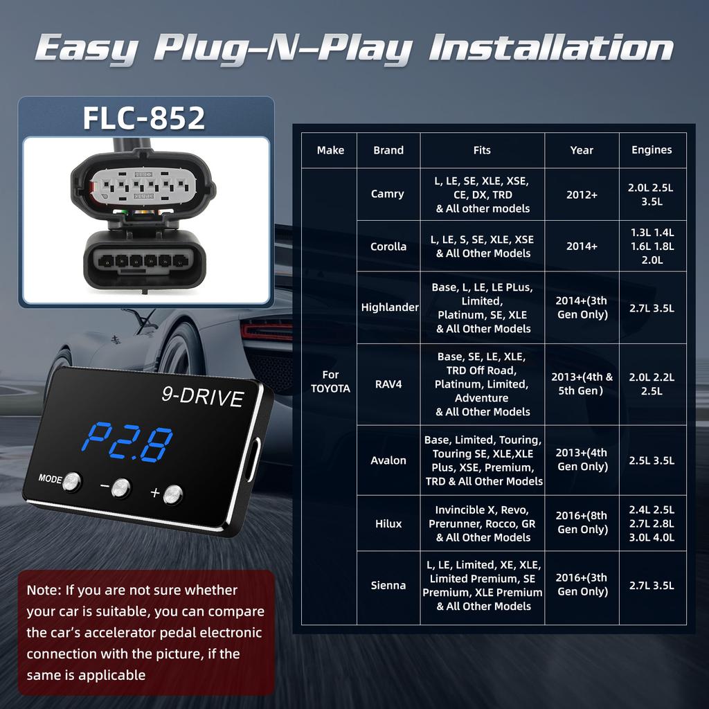 F1 Car Electronic Throttle Controller Racing Accelerator Potent Booster For Dodge For Chrysler Tuning Parts Accessory