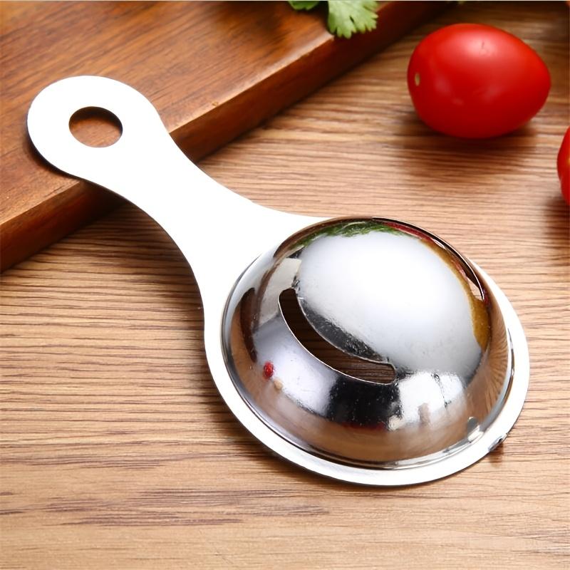 1Pc Durable Stainless Steel Egg Yolk Separator, Easy To Clean Egg Yolk and Egg White Separator