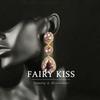 French Heavy Industry Copper-plated Real Gold Long Water Drop Dense Inlaid with Diamond Glass Atmospheric Luxury Earrings