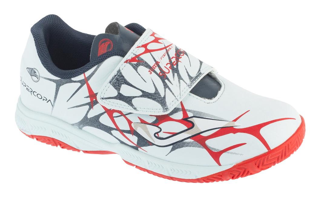 Joma Super Copa Jr 25 SCJW INV, für Jungen weiß Hallenfußballschuhe