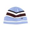 Reversible Stripe Beanie Skyblue