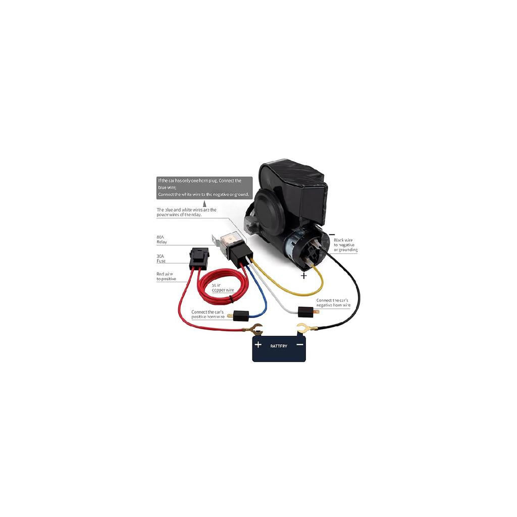 FARBIN Train Horns for Car Air Horn with Horn Cover for Motorcycle 12V Train Sound Car Horn Kit 150DB Super Loud Horn