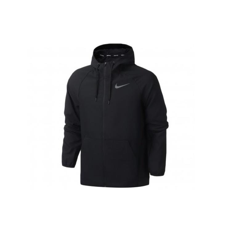Nike Flex Full-length zipper Cardigan Woven Sports Jacket Black Men s CK1910-010 M