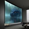 2D Ferocious Dragon Tapestry Mythical Creature Home Background Decor