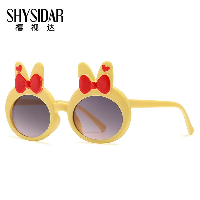 3081 Children'S Rabbit Ears Bow Sunglasses Baby Girl Cute Sunglasses Fashion Photo Glasses