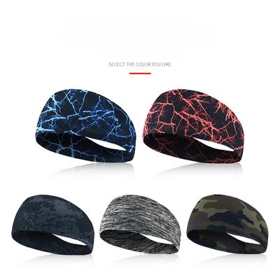 Sweat Wicking Headband For Men Women Running Cycling Sports Headband Non Slip Fitness Sweatband Breathable Yoga Gym Headband