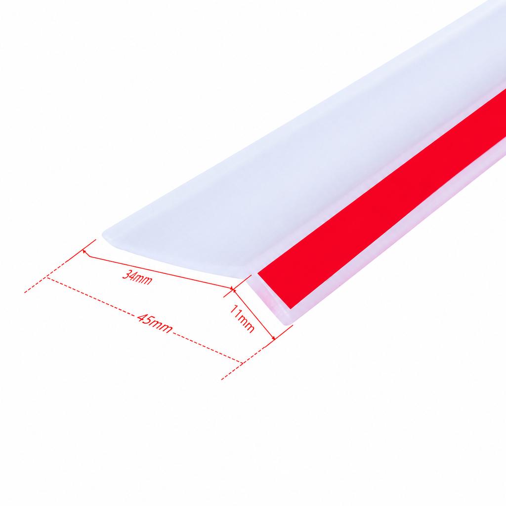 Xiaomi 1M Bendable Door Rain Drip Guard Self-adhesive Flexible Rubber Tilted Style Over Door and Window Drip Cap Rain Black Transparent