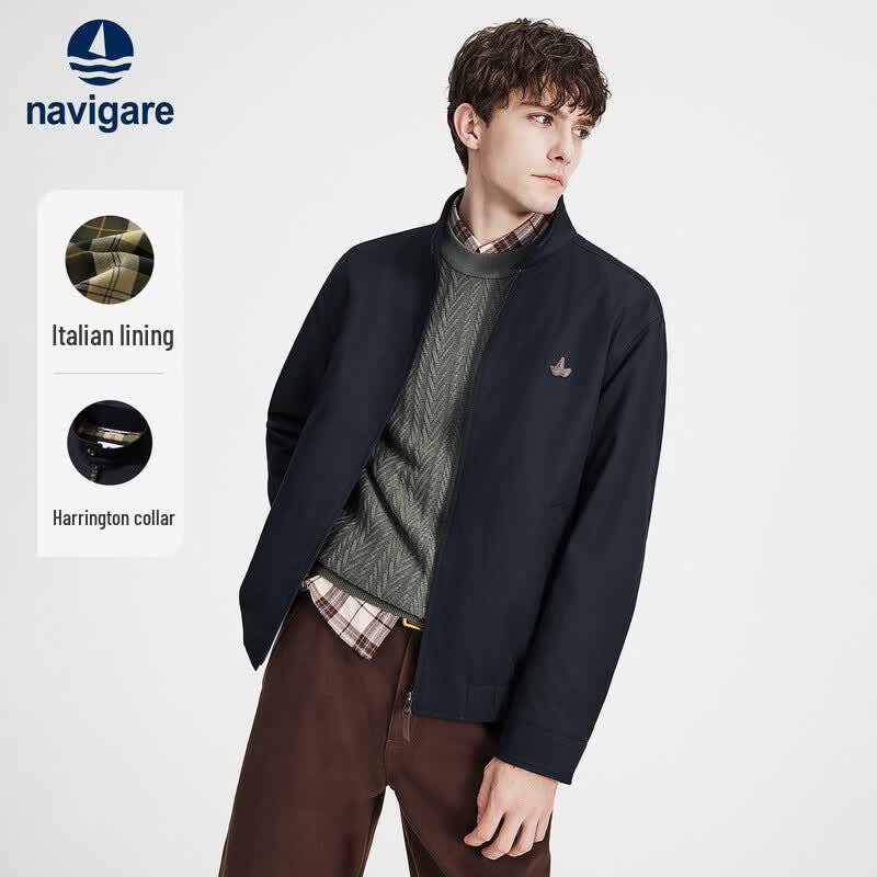 Navigare Men's Harrington Collar Jacket