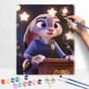Disney Judy Hopps Zootopia Digital Oil Painting Art Kit Hand Painted Home Decor