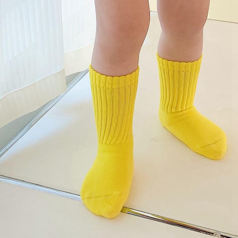 Skarpetki dziecięce 5 par, casualowe, jednokolorowe, skarpetki dziecięce