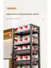 2025 Multifunctional Floor-Standing Kitchen Storage Rack: Multi-Layer Vegetable Basket Shelves