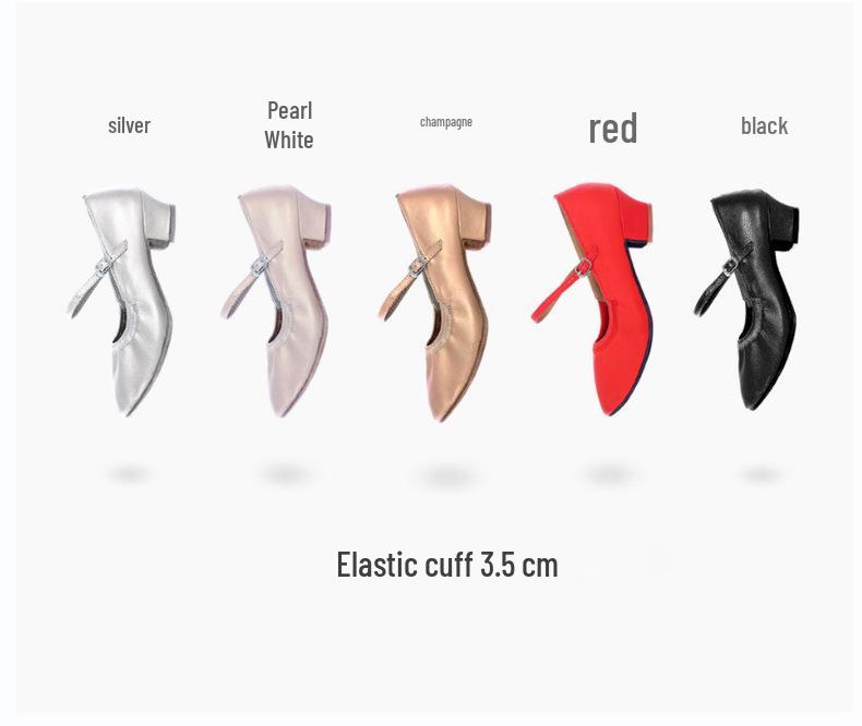 Women's Modern Ballroom & Latin Dance Shoes - Elastic Opening, Perfect for Practice & Social Dancing