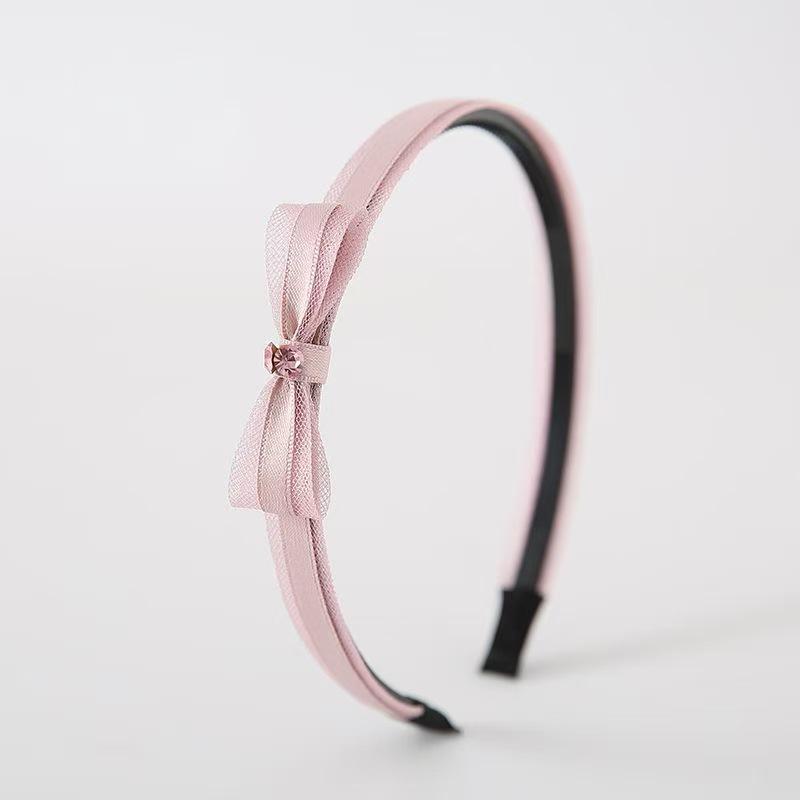 

Black Rhinestone Bow Hair Tie & Headband - Non-Slip Summer Hair Accessory for Women