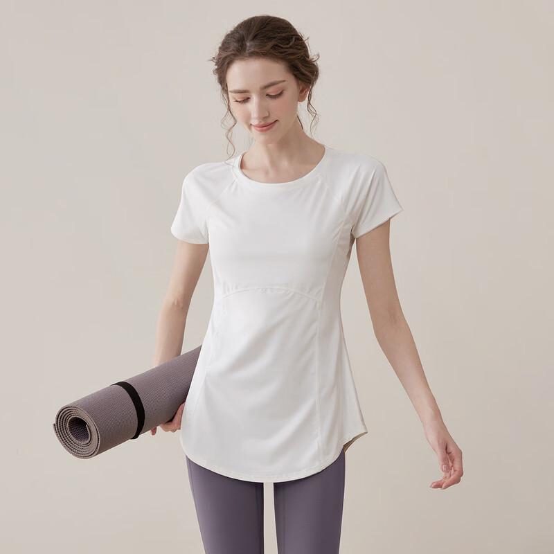 Youyou Women's Slimming Short Sleeve Yoga & Pilates Top J34007DY