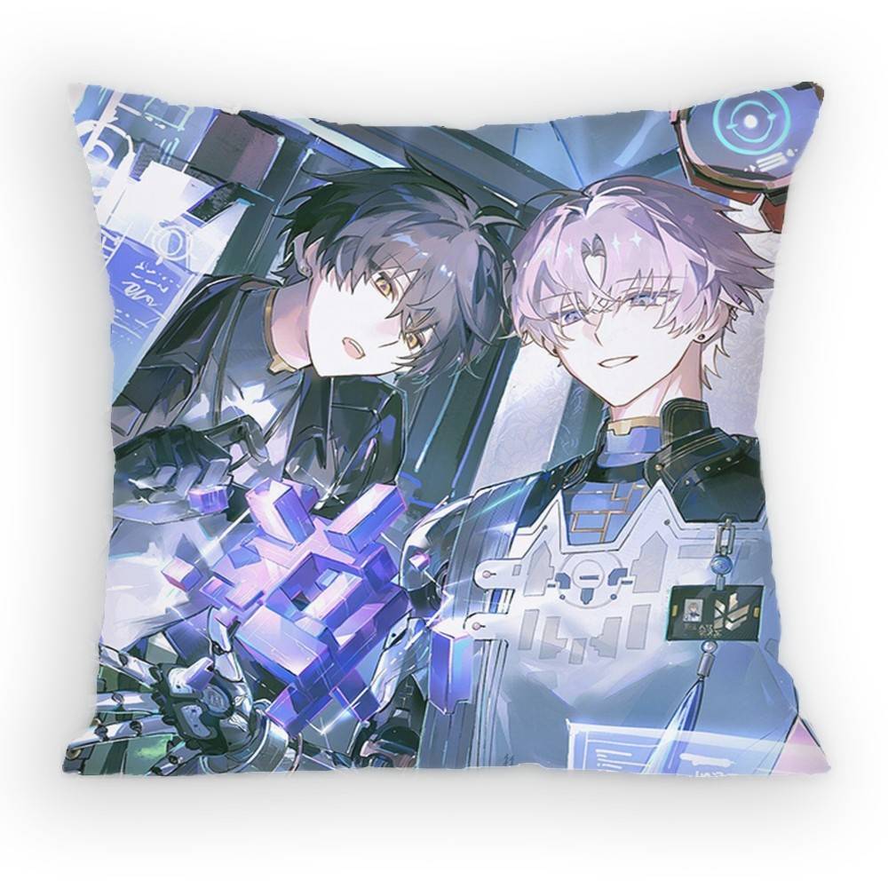 Open world Game Wuthering Waves Xiangli Yao Pillow Case Sofa Living Room for Bedroom car Cushion Square Cushion Nap Time