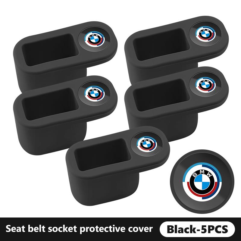 Car Seat Belt Base Anti Scratch Cover Auto Interior Accessories For BMW M3 M5 E36 E39 E46 E60 E61 E64 E70 E71 E80 E85 E87 E90