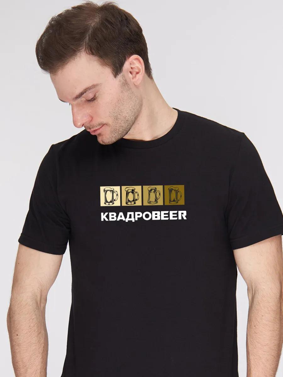 Футболка с забавным принтом Квадробри S